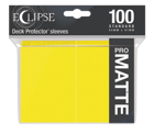 Ultra Pro Eclipse Matte Standard Sleeves: Lemon Yellow