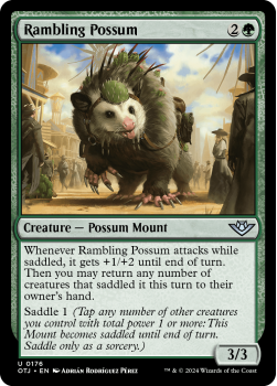 Rambling Possum single card from Magic the Gathering