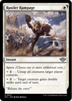 Rustler Rampage (FOIL) single card from Magic the Gathering