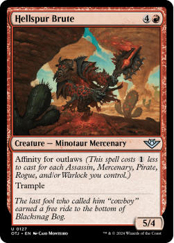 Hellspur Brute (FOIL) single card from Magic the Gathering