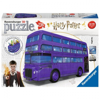 Jigsaw Puzzle: Harry Potter 3D Night Bus (216 Pieces)