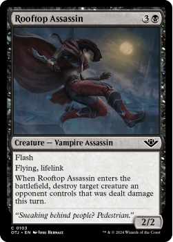 Rooftop Assassin single card from Magic the Gathering