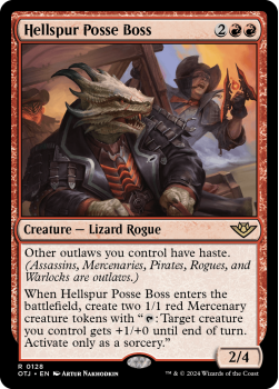 Hellspur Posse Boss single card from Magic the Gathering