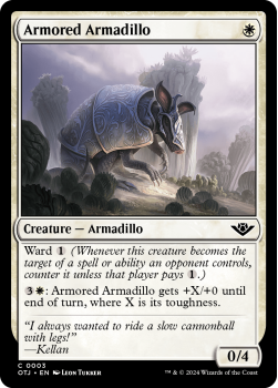 Armored Armadillo (FOIL) single card from Magic the Gathering