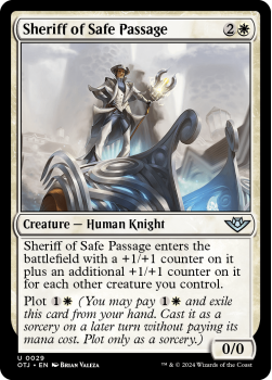 Sheriff of Safe Passage (FOIL) single card from Magic the Gathering