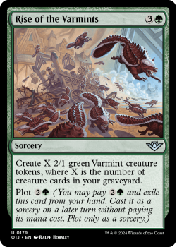 Rise of the Varmints (FOIL) single card from Magic the Gathering
