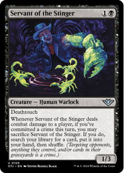 Servant of the Stinger single card from Magic the Gathering