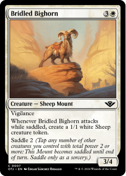 Bridled Bighorn (FOIL) single card from Magic the Gathering