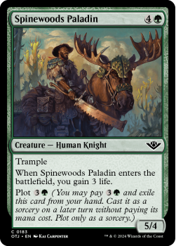 Spinewoods Paladin single card from Magic the Gathering