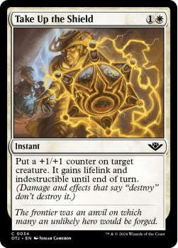 Take Up the Shield (FOIL) single card from Magic the Gathering