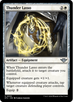 Thunder Lasso (FOIL) single card from Magic the Gathering