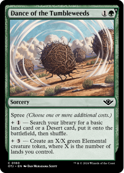 Dance of the Tumbleweeds single card from Magic the Gathering