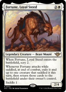 Fortune, Loyal Steed single card from Magic the Gathering