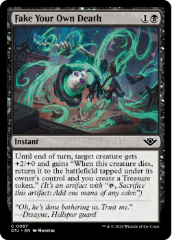 Fake Your Own Death (FOIL) single card from Magic the Gathering