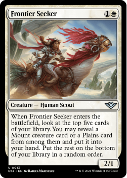 Frontier Seeker (FOIL) single card from Magic the Gathering