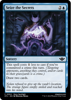 Seize the Secrets (FOIL) single card from Magic the Gathering