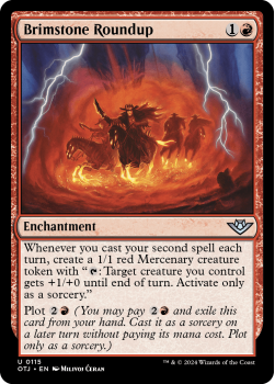 Brimstone Roundup single card from Magic the Gathering