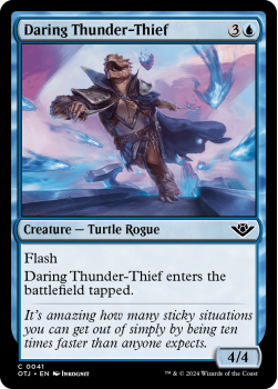 Daring Thunder-Thief (FOIL) single card from Magic the Gathering