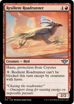 Resilient Roadrunner single card from Magic the Gathering