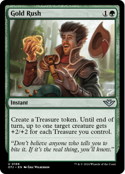 Gold Rush single card from Magic the Gathering