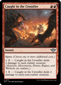 Caught in the Crossfire single card from Magic the Gathering