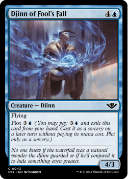 Djinn of Fool's Fall (FOIL) single card from Magic the Gathering
