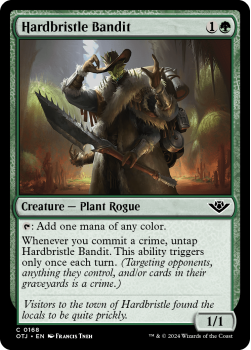 Hardbristle Bandit single card from Magic the Gathering