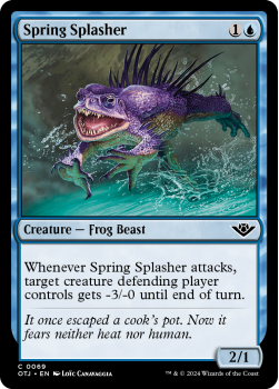 Spring Splasher (FOIL) single card from Magic the Gathering