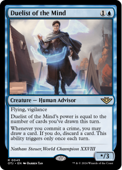 Duelist of the Mind single card from Magic the Gathering
