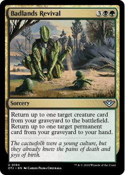 Badlands Revival (FOIL) single card from Magic the Gathering