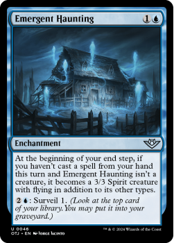 Emergent Haunting (FOIL) single card from Magic the Gathering