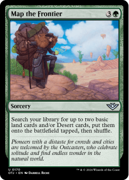 Map the Frontier single card from Magic the Gathering