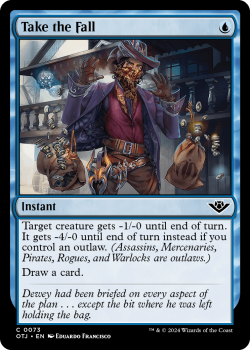 Take the Fall (FOIL) single card from Magic the Gathering