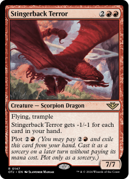 Stingerback Terror single card from Magic the Gathering