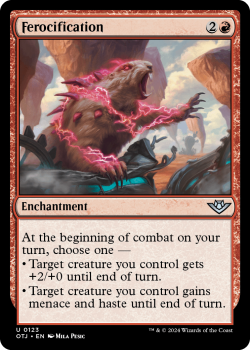 Ferocification single card from Magic the Gathering