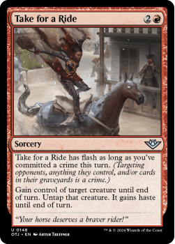 Take for a Ride single card from Magic the Gathering