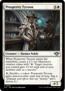 Prosperity Tycoon (FOIL) single card from Magic the Gathering