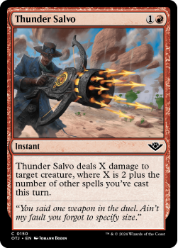 Thunder Salvo single card from Magic the Gathering