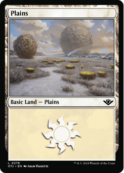 Plains (FOIL) single card from Magic the Gathering