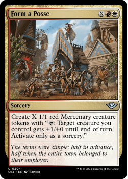 Form a Posse single card from Magic the Gathering