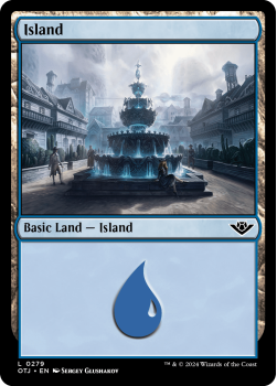 Island (FOIL) single card from Magic the Gathering