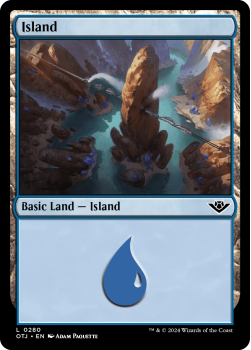 Island (FOIL) single card from Magic the Gathering