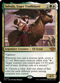 Selvala, Eager Trailblazer single card from Magic the Gathering