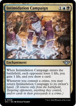 Intimidation Campaign (FOIL) single card from Magic the Gathering