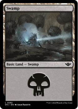 Swamp (FOIL) single card from Magic the Gathering