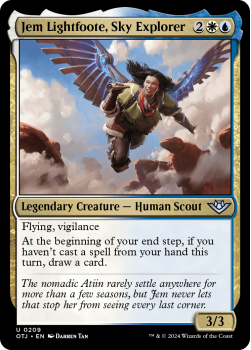 Jem Lightfoote, Sky Explorer (FOIL) single card from Magic the Gathering