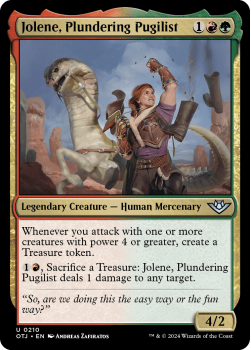 Jolene, Plundering Pugilist (FOIL) single card from Magic the Gathering
