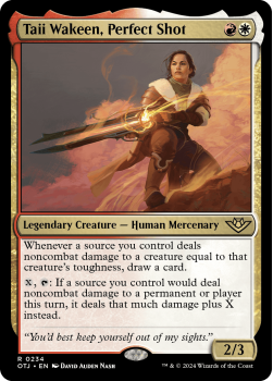 Taii Wakeen, Perfect Shot single card from Magic the Gathering