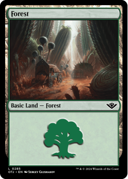 Forest single card from Magic the Gathering