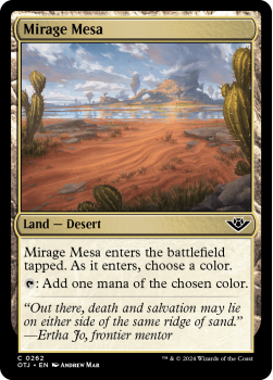 Mirage Mesa single card from Magic the Gathering